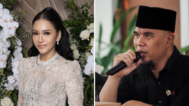 Maia Estianty dan Ahmad Dhani.