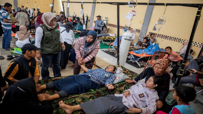 Siswa korban keracunan MBG di Kabupaten Bandung Barat