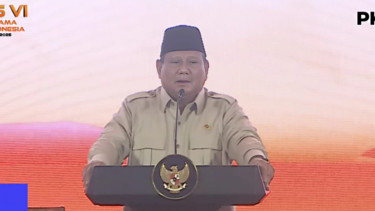 Presiden Prabowo Subianto Hadiri penutupan Munas PKS