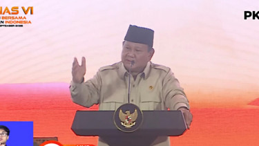 Presiden Prabowo Subianto Hadiri penutupan Munas PKS