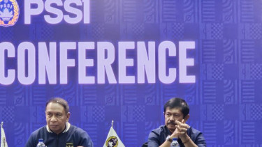 Indra Sjafri (kanan) jadi pelatih Timnas Indonesia di SEA Games 2025