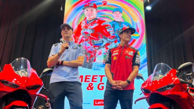 Meet & Greet Pembalap Ducati Marc Marquez dan Fermin Aldeguer