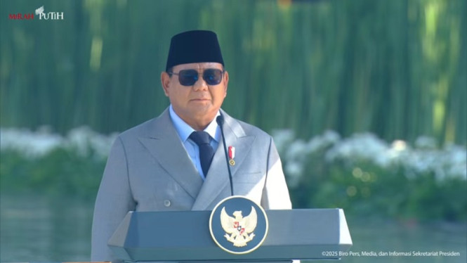 Presiden Prabowo Subianto memimpin upacara Hari Kesaktian Pancasila 2025