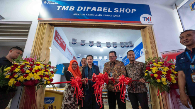 Bank Jakarta dan Indogrosir hadirkan Toko Mandiri Difabel
