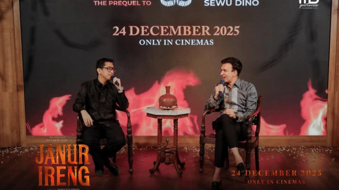 Konferensi pers film Janur Ireng.