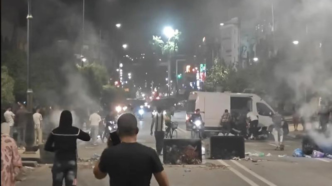 Demo ricuh GenZ pecah di Maroko