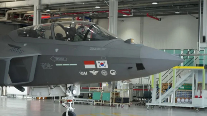 Pilot TNI AU Kolonel Sugiyanto Terbangkan KF-21 Boramae dari Kursi Depan