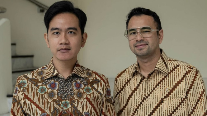 Raffi Ahmad dan Gibran Rakabuming Raka