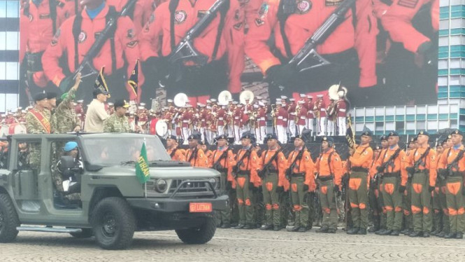 Gladi bersih HUT ke-80 TNI