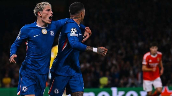 Pemain  Chelsea, Alejandro Garnacho dan Enzo Fernandes