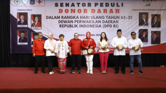 HUT ke-21, Donor Darah DPD RI Hidupkan Asta Cita Solidaritas Sosial