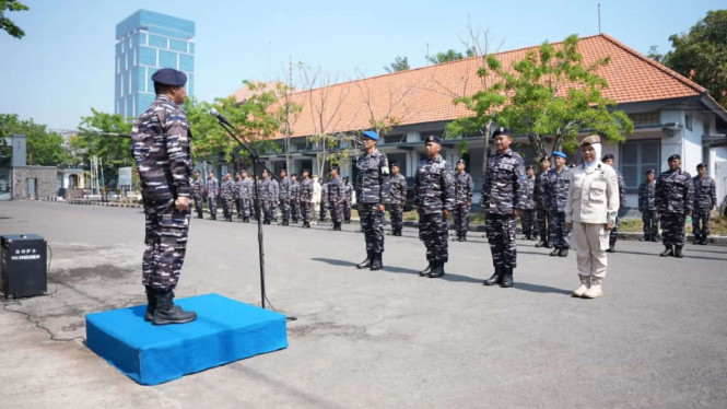 119 Prajurit Koarmada II Sandang Pangkat Baru di Awal Bulan Oktober