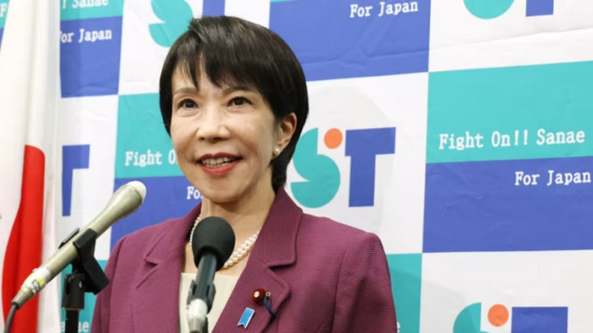 Sanae Takaichi terpilih sebagai presiden Partai Demokrat Liberal (LDP) Jepang