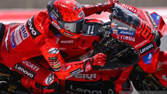 Pembalap Ducati Lenovo, Marc Marquez