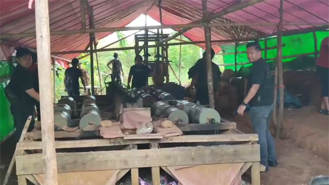 Tambang Emas Ilegal Digrebek di Gowa, Sulsel