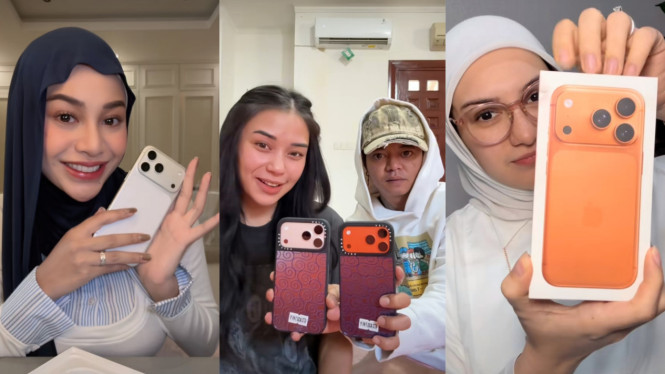 Deretan Artis Pakai iPhone 17