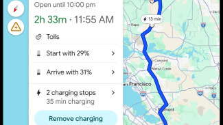 Google Maps Semakin Memanjakan Pengguna Mobil Listrik